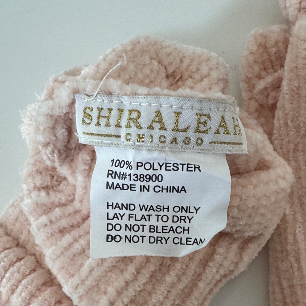 NWOT!!!Pink Knit Convertable Mittens with removable fingers and thumb holes - Picture 4 of 6